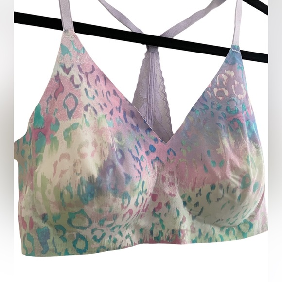 Victoria's Secret Other - Victoria Secret Animal Print Bralette| Pastel | Women’s Size Large |